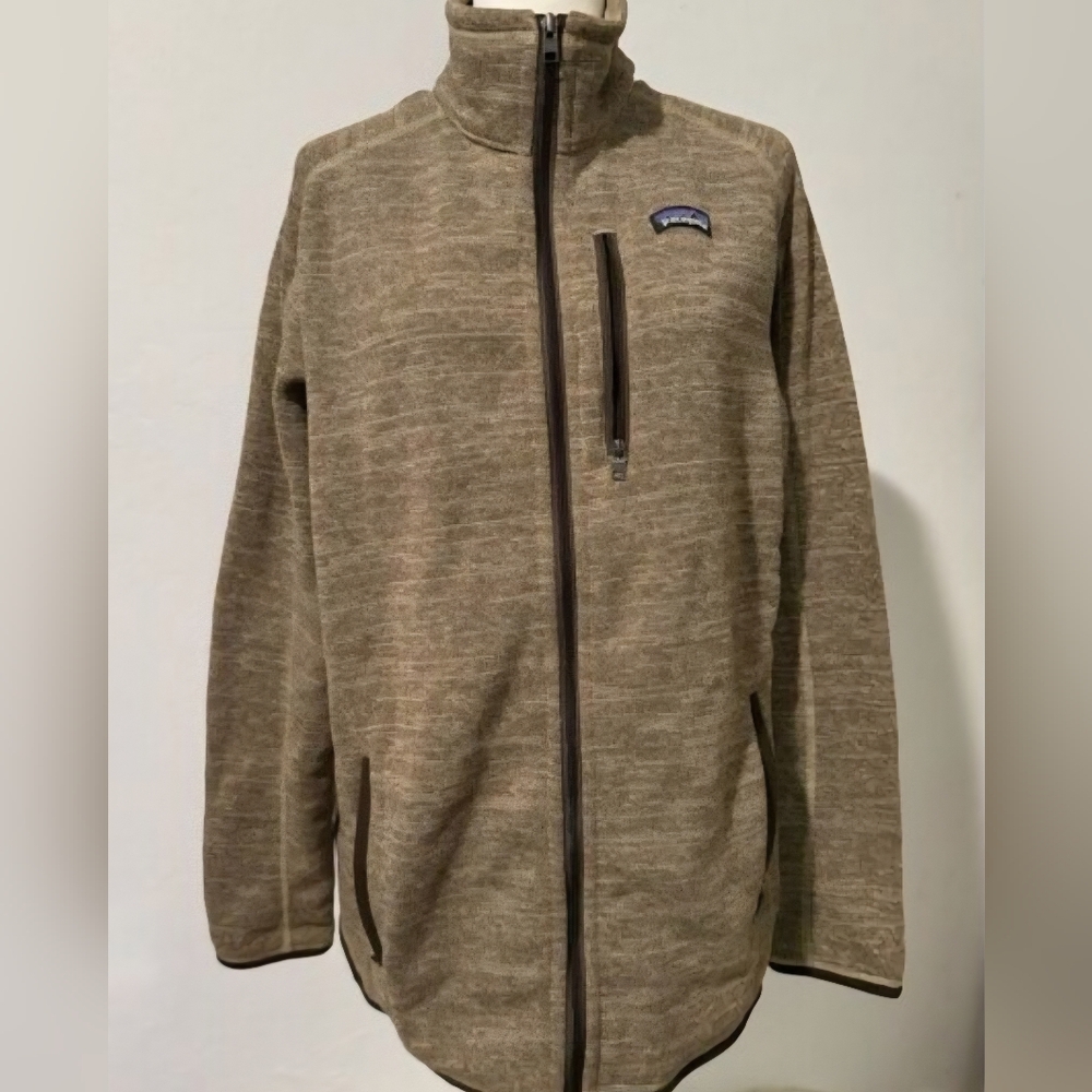 Patagonia Brown/Olive Heather Full-Zip Better Sweater